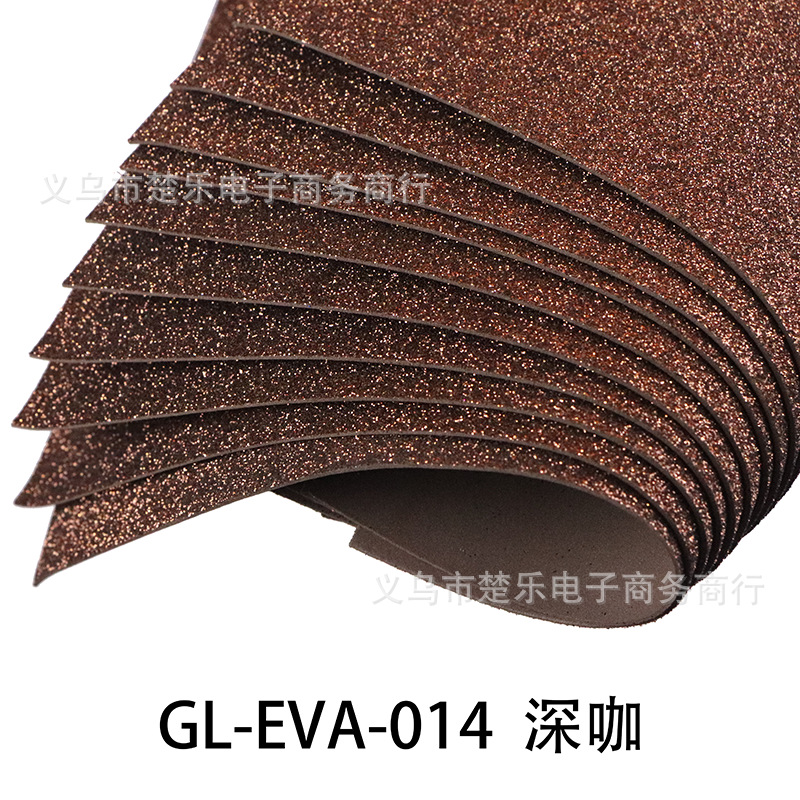 A4/A3/50x70 fábrica al por mayor Eva oro polvo esponja papel 2mm kindergarten DIY papel hecho a mano sin pegamento