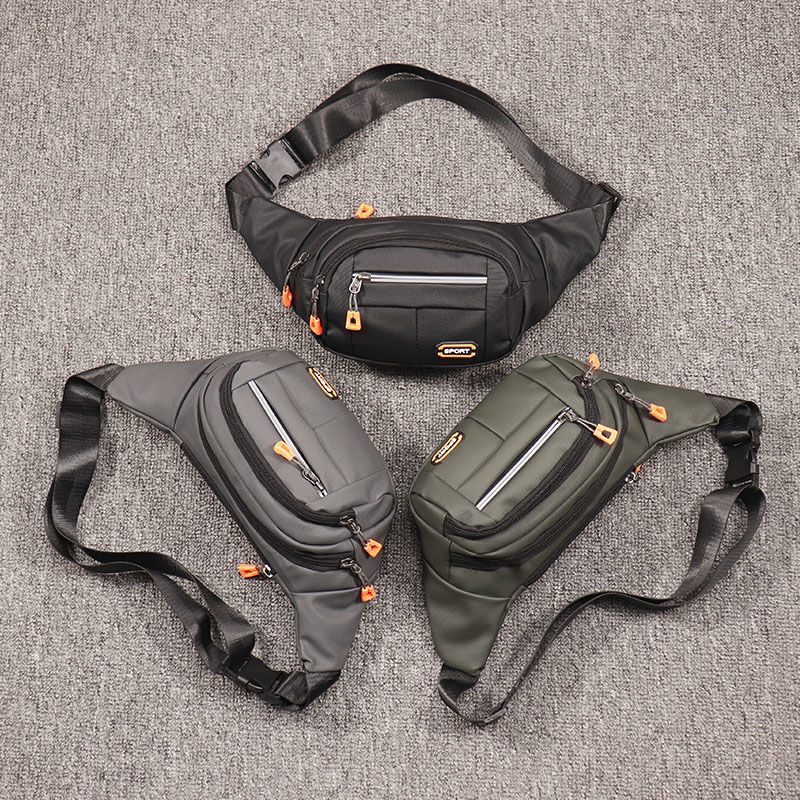 Nueva bolsa de cintura para hombres y mujeres multifuncional de gran capacidad a prueba de agua caja registradora bolsa de negocios resistente al desgaste deportes al aire libre billetera móvil