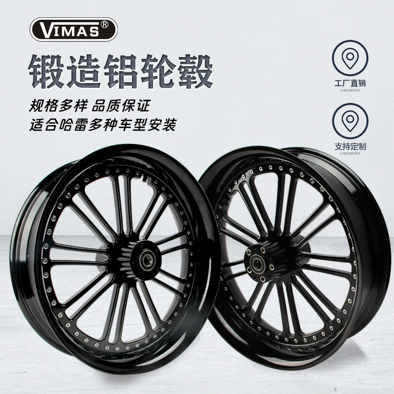 Модифицированные кованые алюминиевые диски для мотоциклов Harley, подходящие для серий Touring, Street Glide, Road King, Street Fighter.