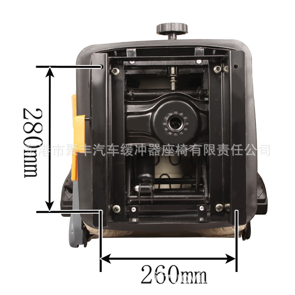 JF-A05 - 4 asiento de automóvil conjunto de modificación de asiento de aviación RV tren buque conductor asiento de amortiguación mecánica