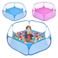Blue Sky Ocean Ball Pool Kids Bouncy Castle Tent Baby Toddler Early Learning Toy 1-2-3 Years Old