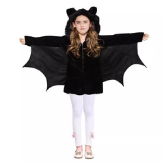 国境を越えた新型ハロウィーン児童服装コウモリマント猫女服パーティーコスプレ衣装