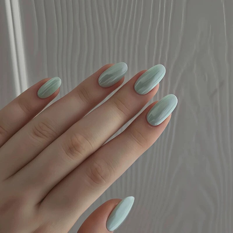 Mint Cat-Eye Manicure, Fresh and Brightening, High-End Wearable Nails, Popular on Xiaohongshu, Pure Handmade Ice Blue Nail Patches Mint Cat-Eye Manicure, Fresh and Brightening, High-End Wearable Nails, Popular on Xiaohongshu, Pure Handmade Ice Blue Nail Patches