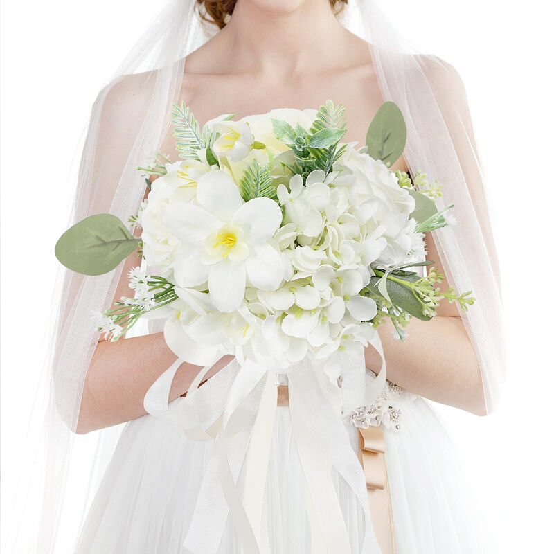 Amazon Hot Selling Simulation Bride Bridesmaid Holding Flower Vintage Style Wedding Bouquet Rose Wedding Bouquet Amazon Hot Selling Simulation Bride Bridesmaid Holding Flower Vintage Style Wedding Bouquet Rose Wedding Bouquet