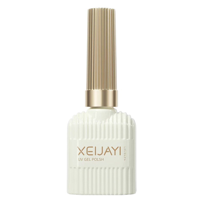 Esmalte de uñas pegamento hielo transparente té de hielo pegamento de color desnudo cepillado base de pegamento pintado pegamento de uñas de fototerapia para salón de uñas image 1