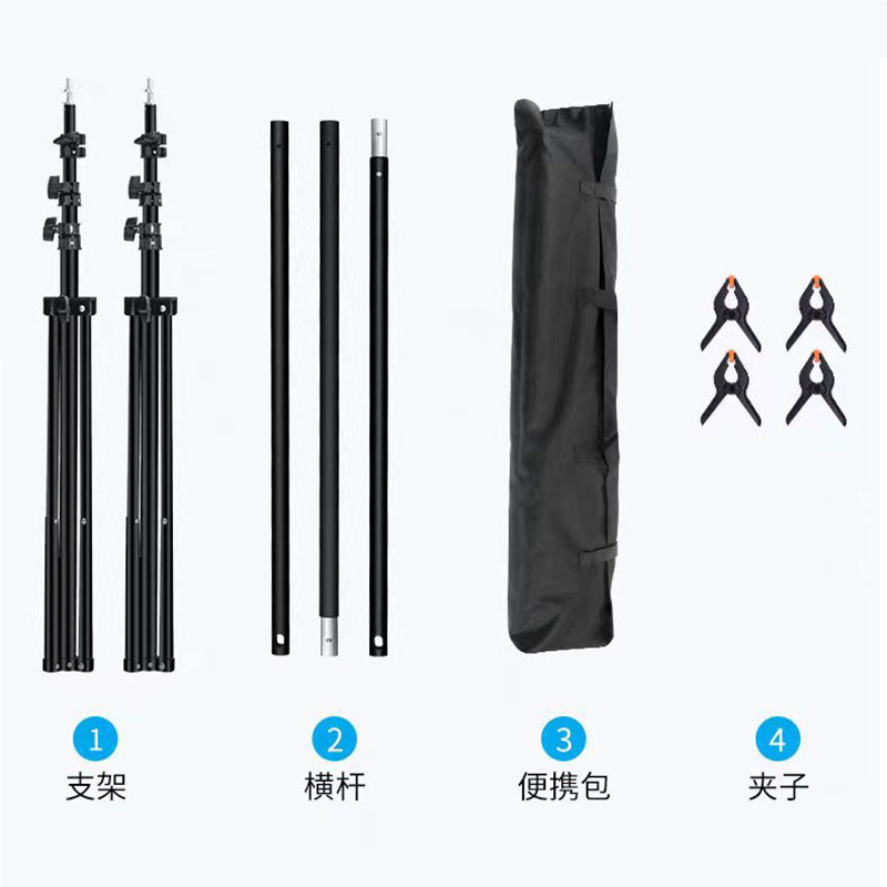 Photography background support stand set photo props curtain camera…