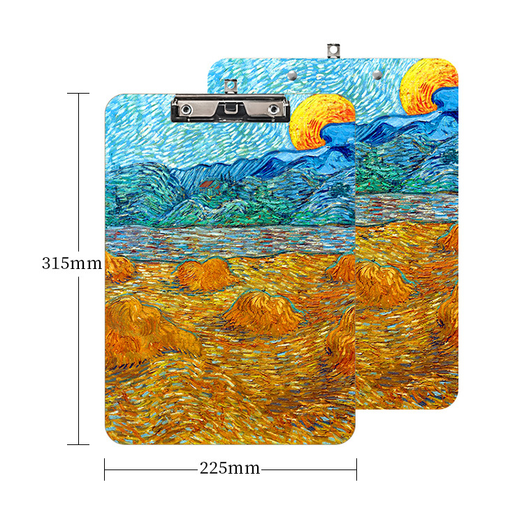 Flower Landscape Density Plate Class Learning Retro Folder display picture 3