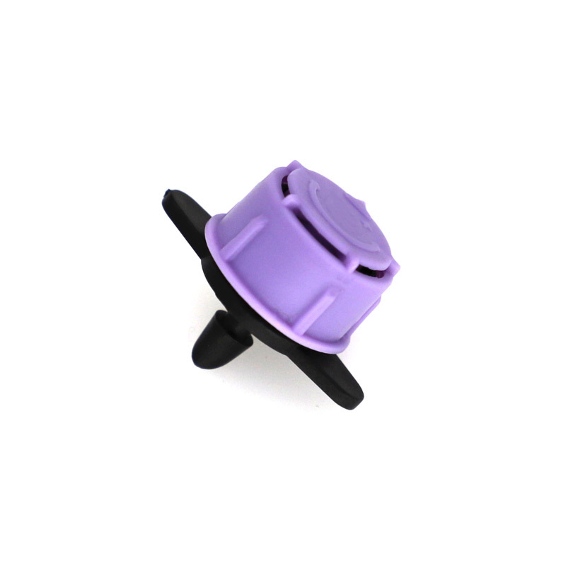 5 agujeros goteo púrpura compensación de presión ahorro de agua goteo ajustable accesorios de irrigación por goteo no incluidos impuestos