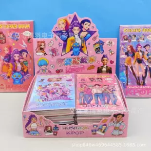 Книжка-стикер Cute Cartoon, высокое качество, 48 шт., разные персонажи