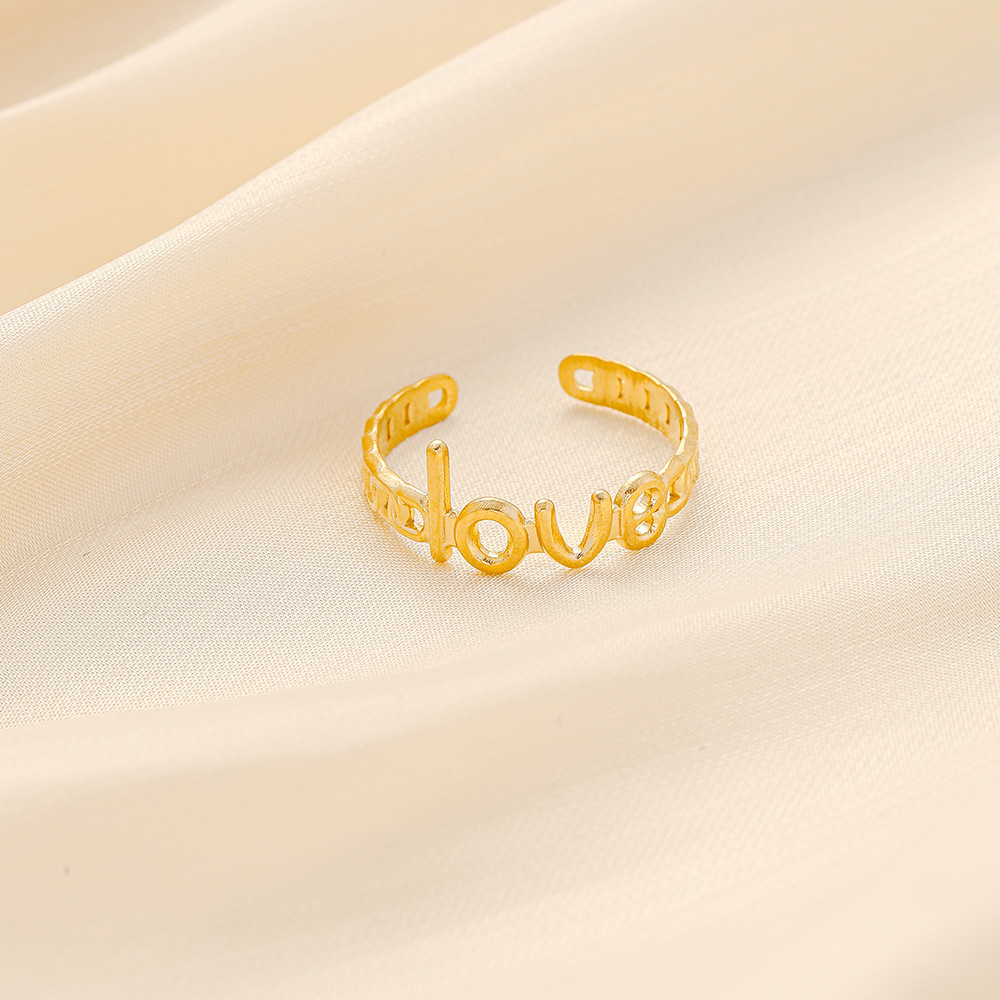 6g Weight Open Ring Classification Adjustable Ring Size 1 Piece Quantity Daily Occasion Stainless Steel Material Star, Heart Shape Pattern Women'S Gender Plating Design Simple Style Style Simple Style Star Heart Shape Stainless Steel Plating Open Ring 1 Piece 12