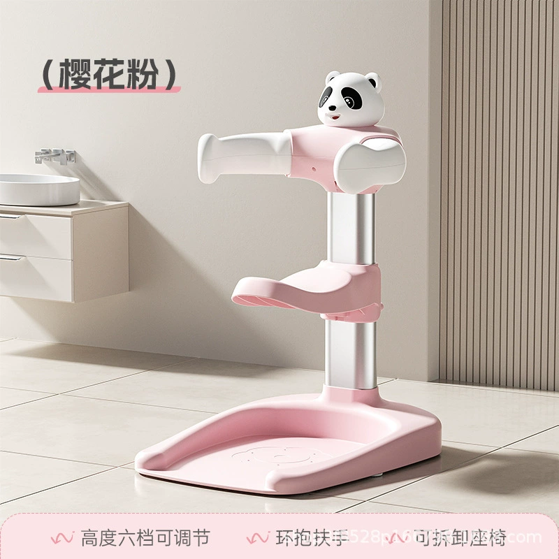Foldable children's shower rack with seat for bathing, (Cross-border trading), wholesale