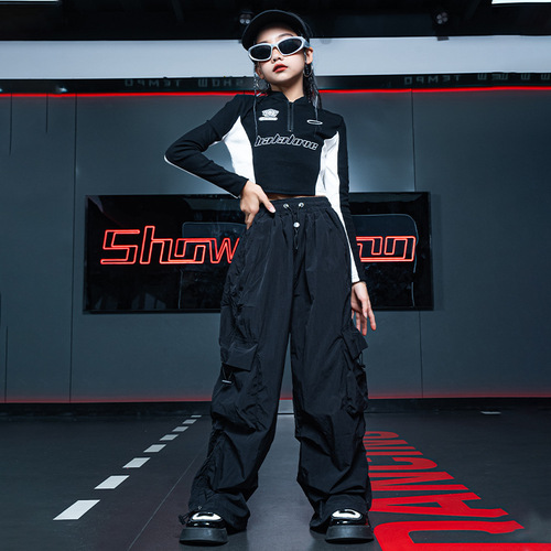 New Year's Day Children's Performance Costumes Trendy Street Dance Costumes Hiphop Street Boys Drum Set Girls Jazz Dance Performance Costumes