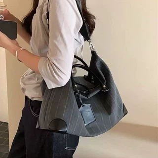 外贸2026新款大容量简约高级感手提包包女包复古百搭单肩斜挎包