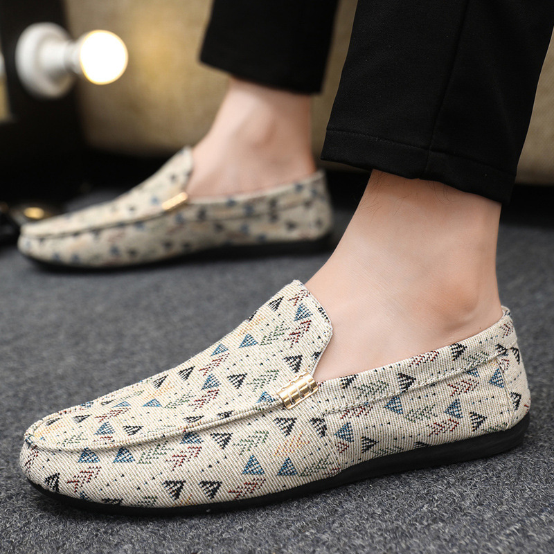 Spring and Summer Social Casual Shoes Trendy Loafers Men's Slip-On Shoes Foreign Trade Large Size