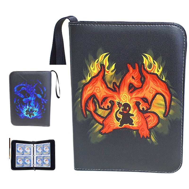 FUENTE fabricante en stock suministro baokemeng juego tarjeta colección libro Magic Baby Tarjeta de cremallera libro de almacenamiento