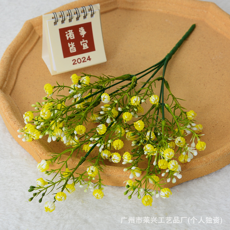 Ramo Artificial de Estrellas Fugaces (Limonium), para Bodas y Decoración del Hogar