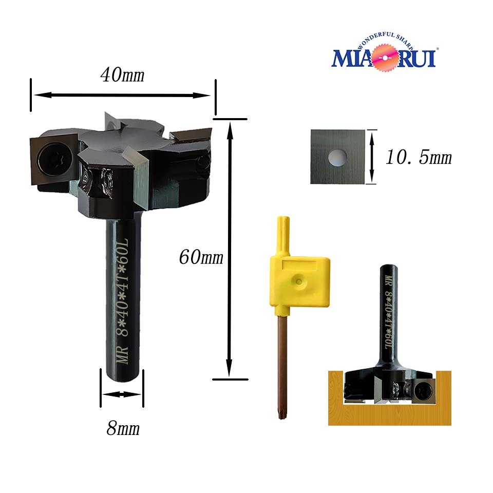 Carpintería abridor de orificios descartado, cuchillo de limpieza, cuchillo ranurado en forma de T, cuchillo de placa, cuchillo en forma de V, fresa de gong al por mayor, personalizado