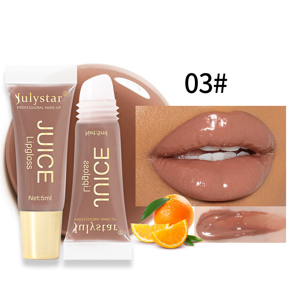 Julystar's best-selling Hydrating Lip Gloss with fruity flavor, long-lasting moisturizing and hydrating soft tube lip gloss set undefined