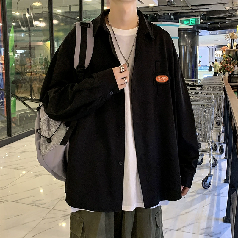 Design autumn thin shirt, trend brand jacket for beloved, trend of season, oversize