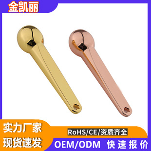 New Small Hammer Spoon Metal Eye Cream Stick Massage Eye Introduction Eye Cream Stick Promotes Absorption Massage Stick Beauty Spoon