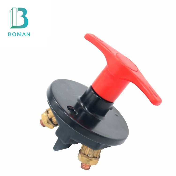 汽车大电流电源断电开关二档旋钮总开关300A房车游艇保护转动