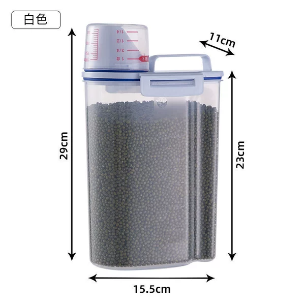 Japanese rice bucket transparent color [2KG]