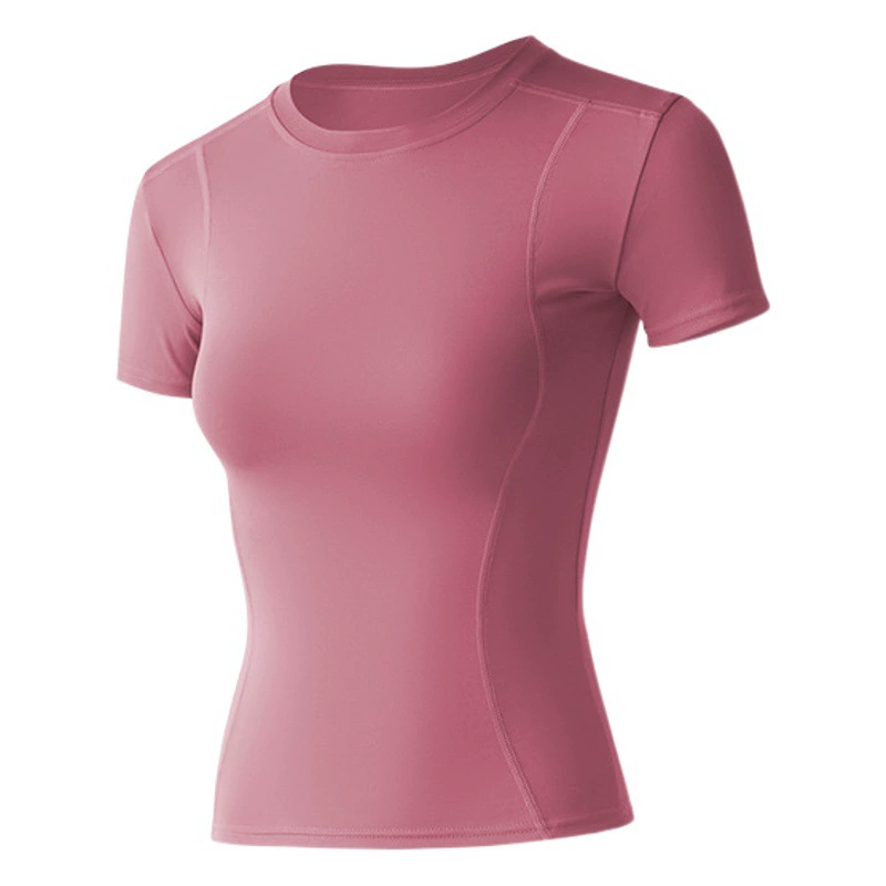 Летние топы для йоги Juyitang без подкладок для груди, корректирующие спортивные футболки с коротким рукавом для бега, фитнеса и велотренировок для женщин