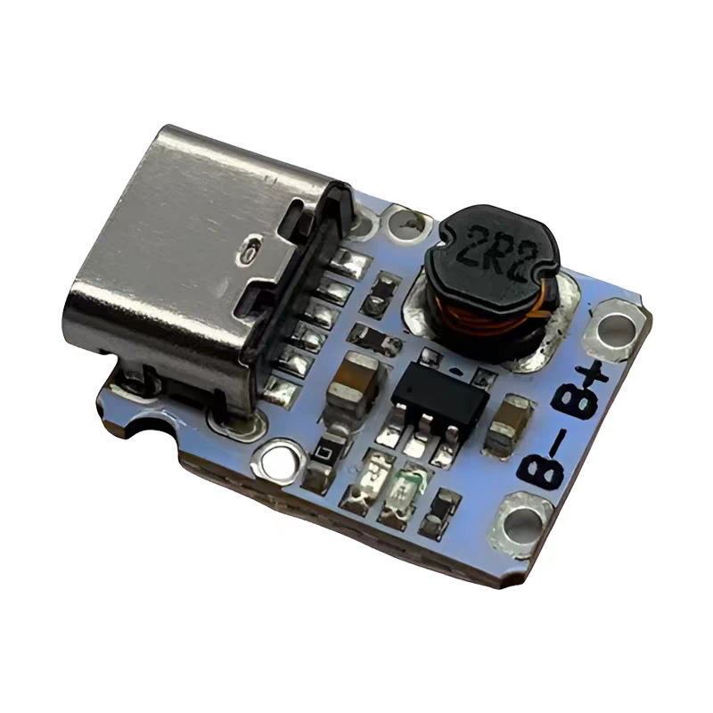 5V 充電と放電統合メスソケット 3.7V 4.2V18650 リチウム電池充電ブースト電源ボード保護 Type-c|undefined