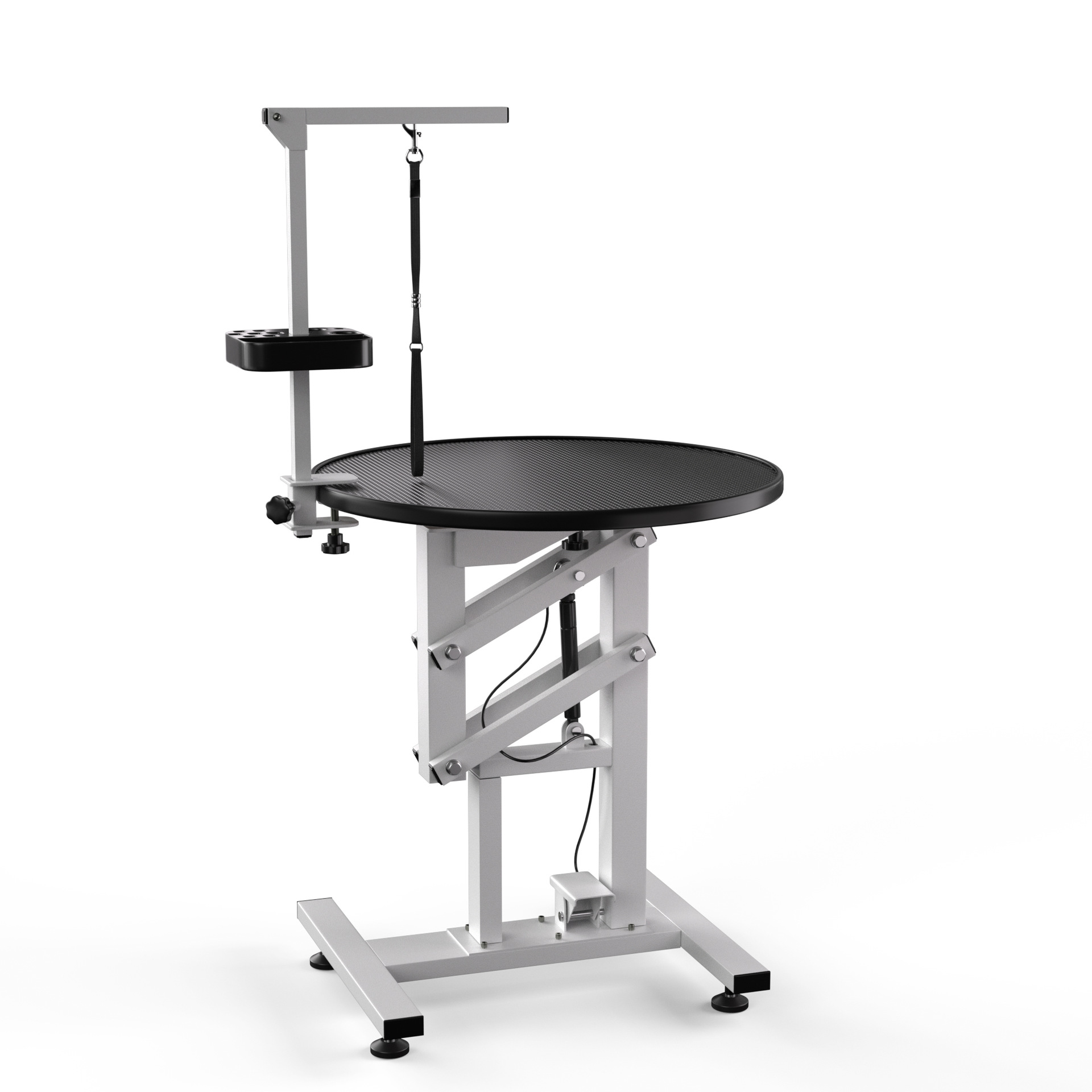 Mesa de Grooming para Mascotas de Metal Neumática Giratoria Ajustable