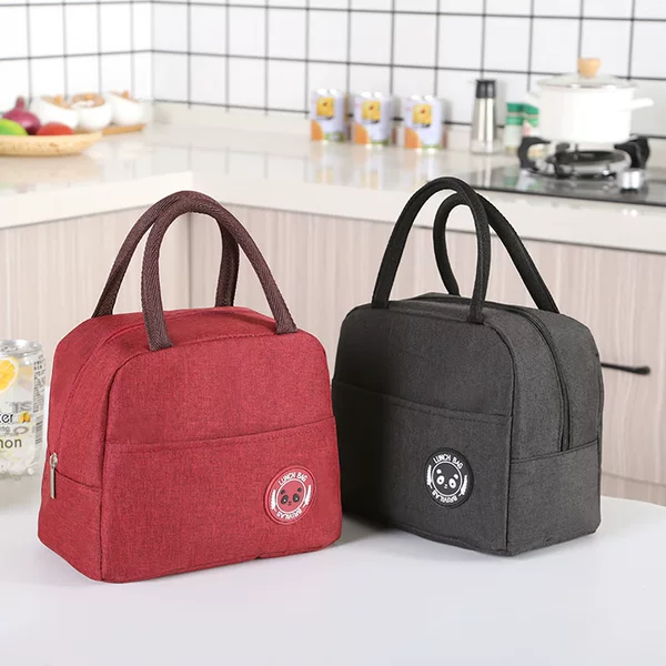 New Style Portable Large-Capacity Oxford Cloth Insulated Lunch Box Bag, Bento Bag, Student Lunch Bag, Lunch Box Pouch, Wholesale for Street Vendors