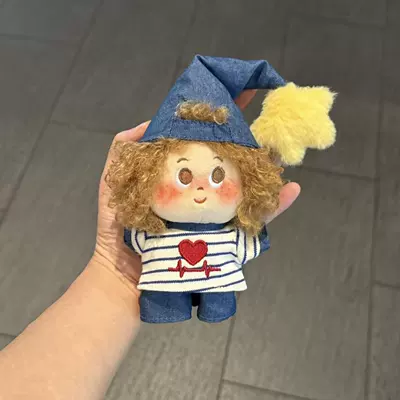 Pluş açarlıqlar – Dudu Cute Curly Hair - heartbeat-denim-khaki-explosion-pendant