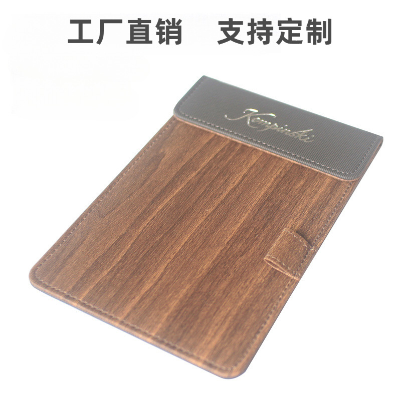 공장 아울렛 호텔 용품 사무실 노트 책 마그네틱 노트 홀더이 방 가죽/지폐 홀더 현금 레지스터 홀더