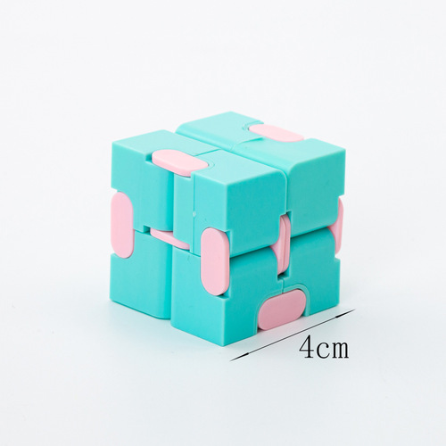 Infinite Rubik's Cube Creative Macaron Color Pocket Flip Cube Second-Level Rubik's Cube Decompression and Decompression Educational Toy