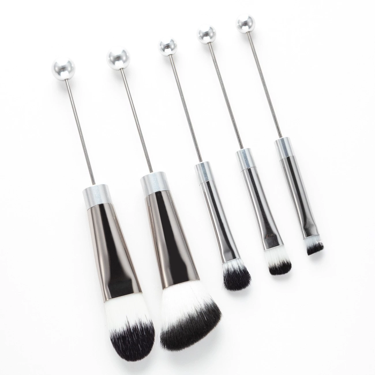 Metal soft brush, face blush, foundation, DIY