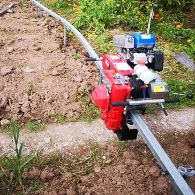 山地果园单轨运输车 爬坡载货搬运车 自走式轨道小火车单轨道运输