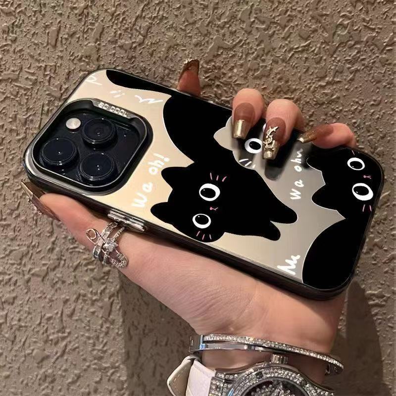 Nuevo gato de la marca de moda para iPhone 16 funda para teléfono móvil Apple 15promax/14 anti-caída 13pro1 2/11