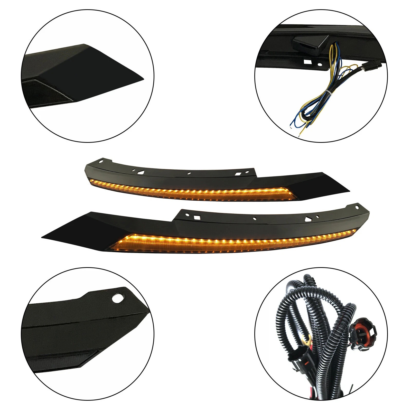 Honda Civic 10th Gen Headlight Eyebrow Daytime Running Lights
