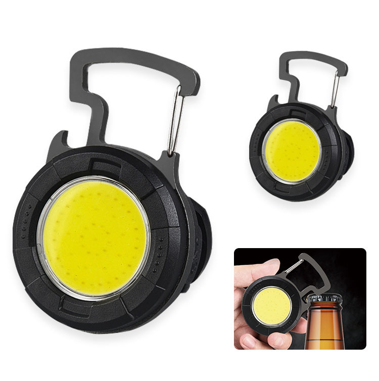 Mini COB work light keychain USB highlight key light outdoor portable flashlight with magnetic lamp bottle opener Mini COB work light keychain USB highlight key light outdoor portable flashlight with magnetic lamp bottle opener