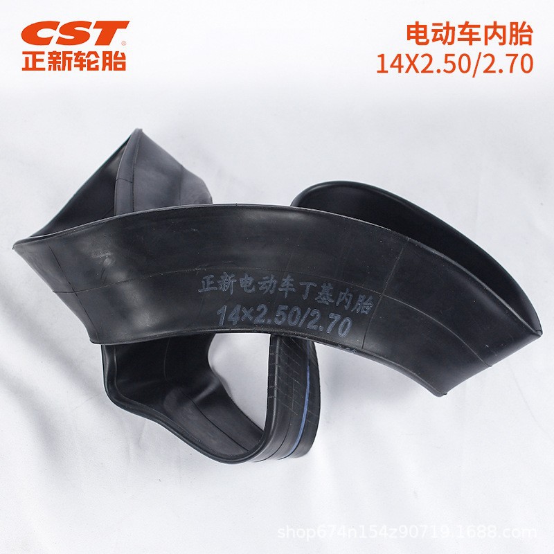 Zhengxin coche eléctrico tubo interior 14 pulgadas neumático bicicleta 14*2,50/2,70 caucho butilo alta tirantez del aire 16 pulgadas