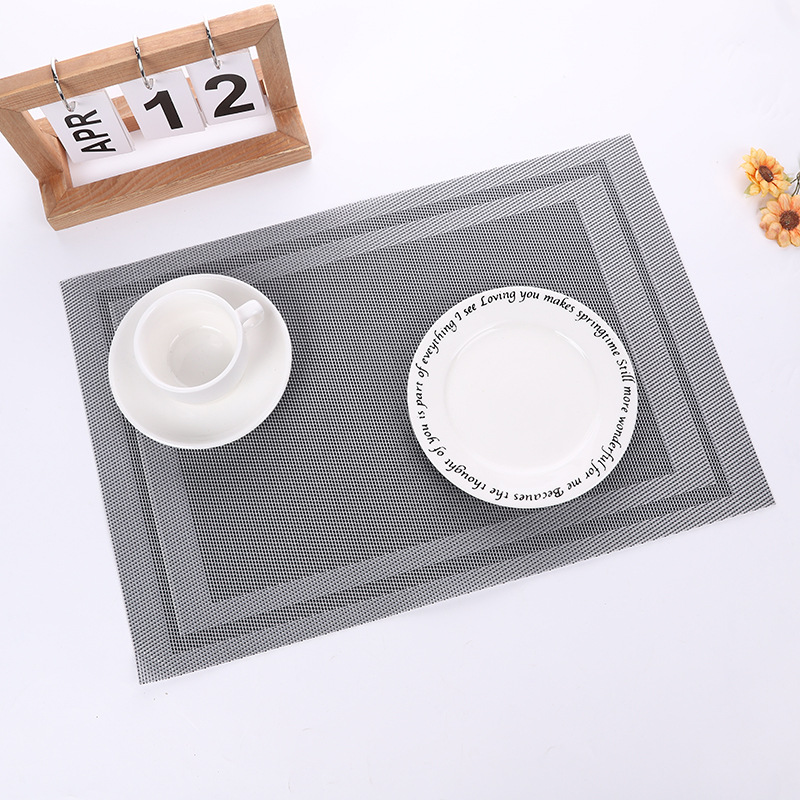 Mantel de mesa Teslin Mantel de mesa occidental PVC spot mantel de mesa lavable antideslizante y resistente al calor suministros de cocina mantel