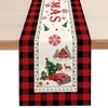 New Christmas Table Banner Amazon Home Decoration Cuepu Lauret Table cloth coffee table fabric tablet flag