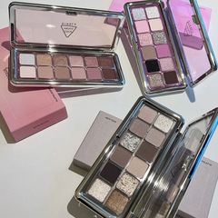 DIKALU 12-color eye shadow cement palette matte earth tone matte pearlescent milk tea eye shadow palette cross-border makeup