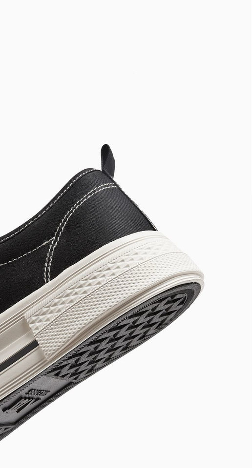 Giày vải nam cổ thấp dáng sneaker năng động, đế cao 1–3 cm — 2408 Giày Vải Nam - Màu Đen Cà Phê [Đóng Hộp], 2408 Giày Vải Nam - Đen Trắng [Đóng Hộp] chi tiết 7