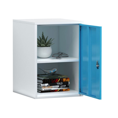 Wholesale small single-door cabinet with lock, desktop file cabinet, metal short cabinet, information storage cabinet, password locker