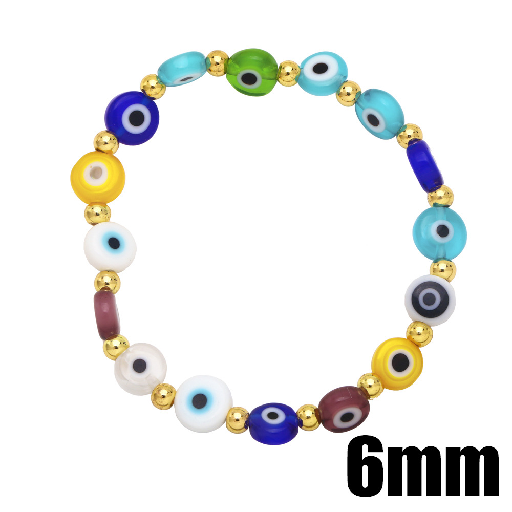 Fashion Resin Copper Eyes Bracelet Daily Unset Copper Bracelets display picture 7