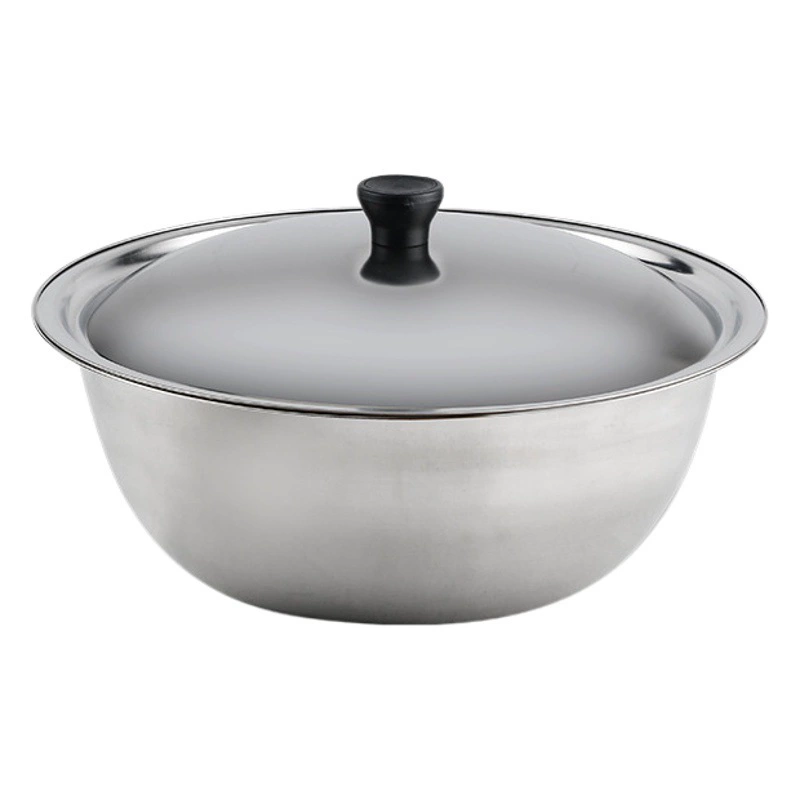 Производители оптовая продажа бесмагнитных суповых тазов из нержавеющей стали для овощных тазовых тазов для сала