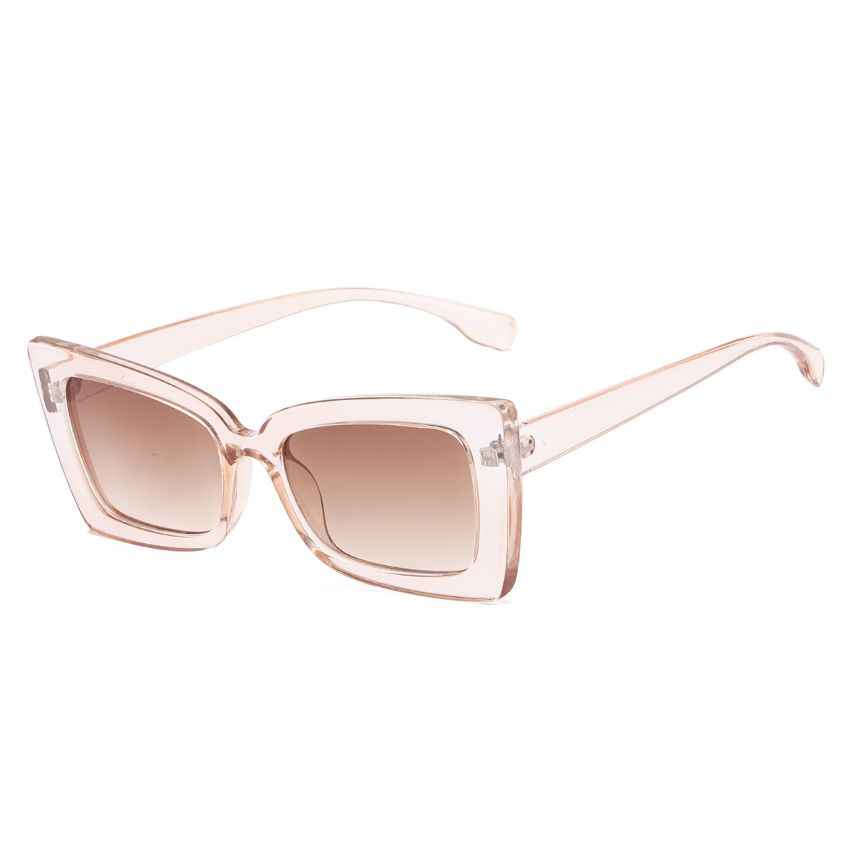 2021 Nuevas gafas de sol coreanas Gafas de sol transfronterizas europeas y americanas Caja de mujer Gafas de sol personalizadas de moda personalizadas 98056