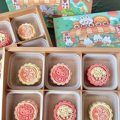 三丽鸥月饼模具按压式卡通模具全套家用绿豆糕点心糕点印花模具