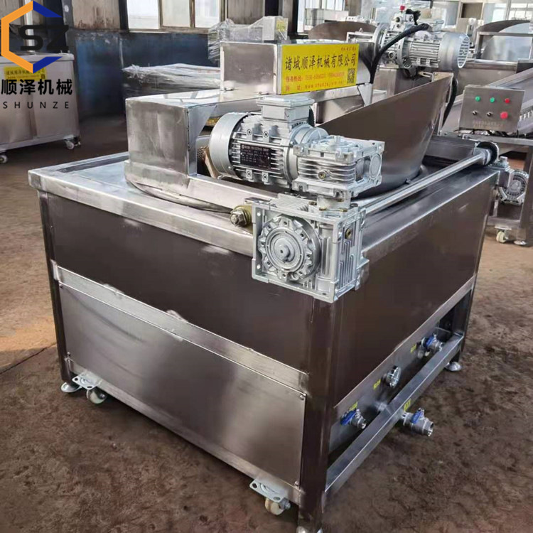 肉条电加热油炸机 速冻肉条油炸设备 鸡翅油炸锅厂家