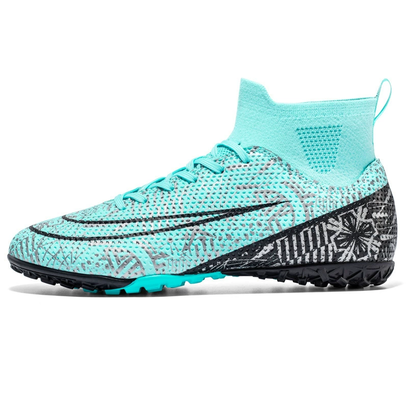 Трансграничные производители, мужские и женские дышащие, удобные, спортивные, для отдыха, высокие шипы, сломанные гвозди, футбольная обувь, обувь для соревнований, обувь больших размеров